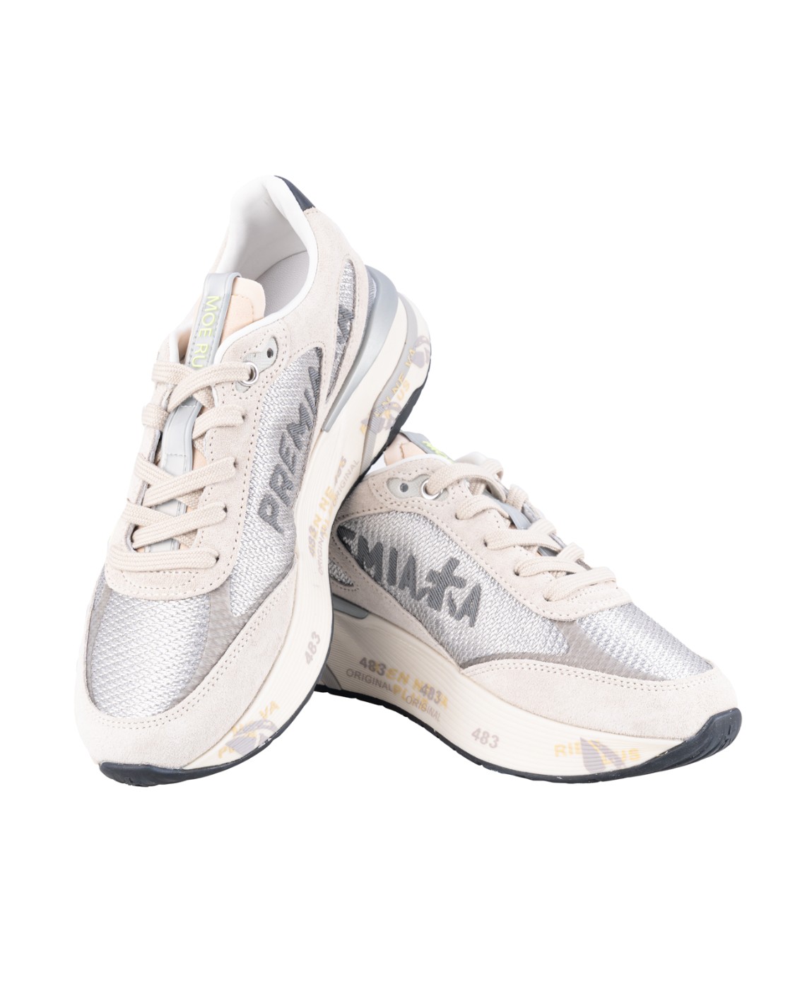 shop PREMIATA  Scarpa: Premiata sneakers "Moerund 6988".
Logo PREMIATA.
Suola leggera in contrasti di colore.
Composizione: Suola: 70% pebax 20% gomma 10% tpu tomaia: 80% pelle di vitello 10% pl 5% ea 5% pu fodera: 86% pelle di capra 14% pu.
Prodotto in Vietnam.. MOERUND 6988-G number 9474097